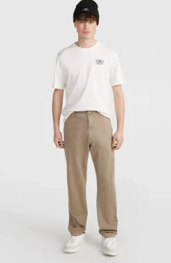 HommesPantalon chino Essentials| Brun