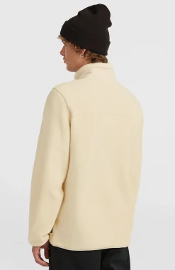 HommesPolaire à poils longs et zip intégral Must-Have| Beige
