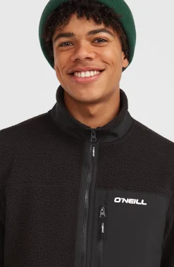 HommesPolaire à poils longs et zip intégral Must-Have| Noire