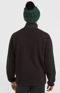 HommesPolaire à poils longs et zip intégral Must-Have| Noire