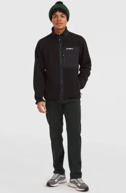 HommesPolaire à poils longs et zip intégral Must-Have| Noire