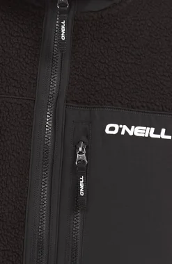 HommesPolaire à poils longs et zip intégral Must-Have| Noire