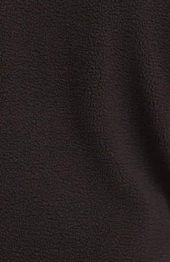 HommesPolaire à poils longs et zip intégral Must-Have| Noire