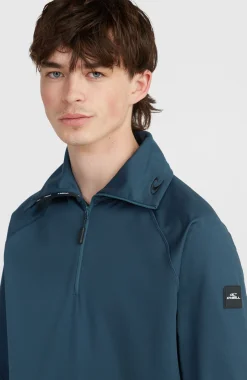 HommesPolaire Hydrowick à col demi-zip| Bleu
