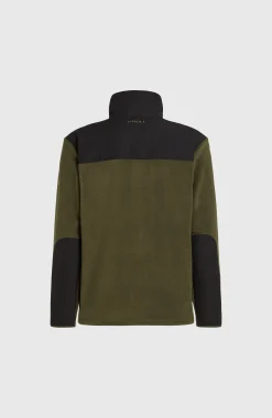 HommesPolaire Utility Polartec® 200 à zip intégral| Vert Mix