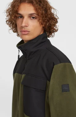 HommesPolaire Utility Polartec® 200 à zip intégral| Vert Mix