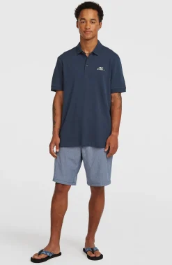 HommesPolo Slub| Bleu