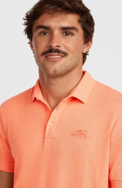 HommesPolo Slub| Orange