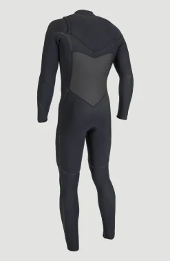 HommesPsycho Tech 5/4mm Chest Zip Full Wetsuit| Noire