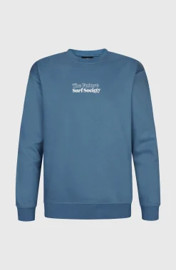 HommesPull Future Surf Society Crew| Bleu
