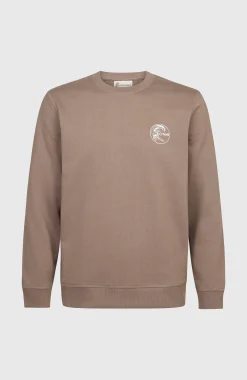 HommesPull O'Riginals Chest Print Crew| Brun