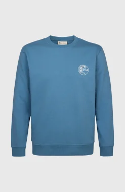 HommesPull O'Riginals Chest Print Crew| Bleu