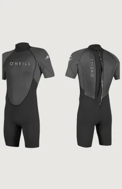 HommesReactor-2 2mm Back Zip Shortsleeve Spring Wetsuit| Noire
