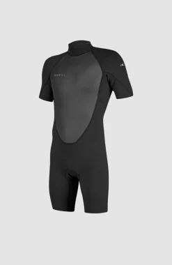 HommesReactor-2 2mm Back Zip Short Sleeve Spring Wetsuit| Noire