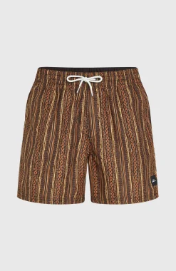 HommesShort de bain Cali Print 15''| Orange
