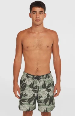 HommesShort de bain Cali Floral 16''| Vert