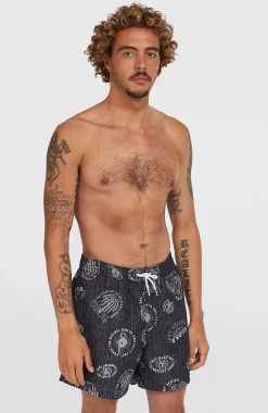 HommesShort de bain Cali Print 15''| Noire