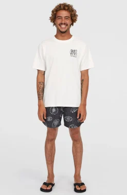 HommesShort de bain Cali Print 15''| Noire