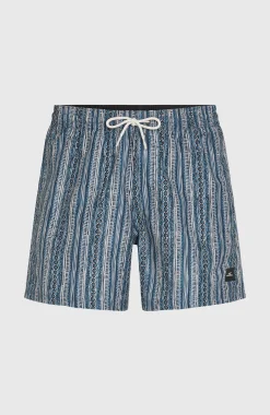 HommesShort de bain Cali Print 15''| Bleu