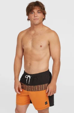 HommesShort de bain Cali Block15''| Orange