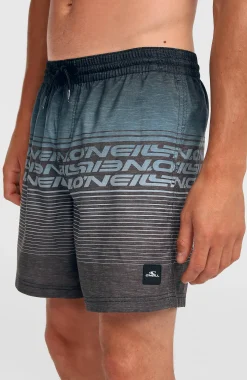 HommesShort de bain Logo Stripe 16''| Noir Mix