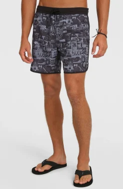 HommesShort de bain O'Riginals Scallop 16| Noir Mix