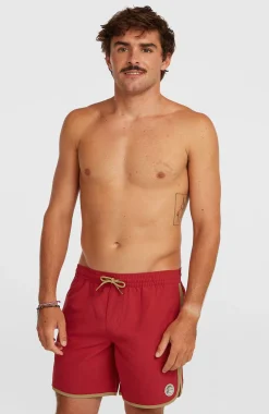 HommesShort de bain O'Riginals Scallop 16| Rouge