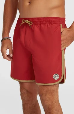 HommesShort de bain O'Riginals Scallop 16| Rouge
