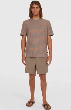 HommesShort de bain Pocket Print 16| Brun