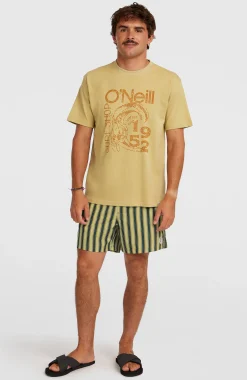 HommesShorts de bain O'Riginals Stripe 15| Jaune