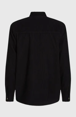 HommesSurchemise O'Riginals en velours côtelé et doublée en polaire| Noire