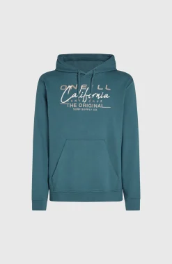 HommesSweat à capuche Cali Original| Bleu