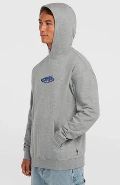 HommesSweat à capuche Essentials 90s Logo| Gris