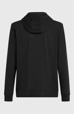HommesSweat à capuche et zip intégral Small Logo| Noire