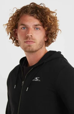 HommesSweat à capuche et zip intégral O'Neill Small Logo| Noire