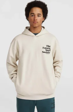 HommesSweat à capuche Future Surf Society| Beige