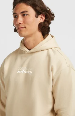 HommesSweat à capuche Future Surf Society| Beige