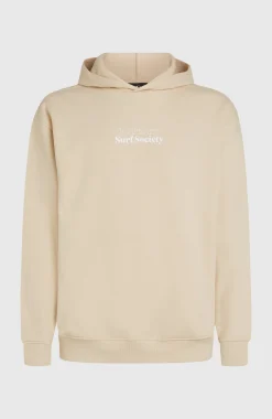 HommesSweat à capuche Future Surf Society| Beige