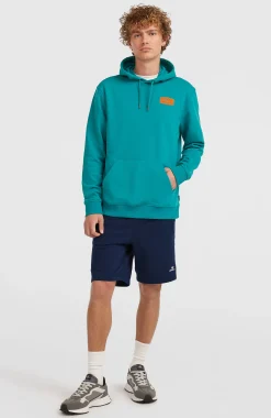 HommesSweat à capuche Graphic| Bleu