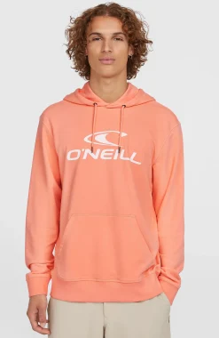 HommesSweat à capuche Logo| Rose