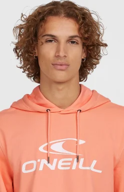 HommesSweat à capuche Logo| Rose