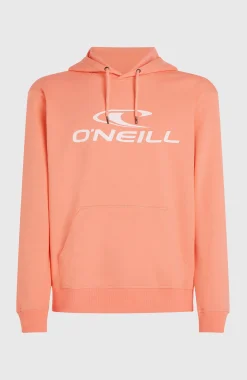 HommesSweat à capuche Logo| Rose