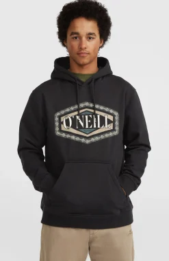 HommesSweat à capuche O'Neill Front Print| Noire