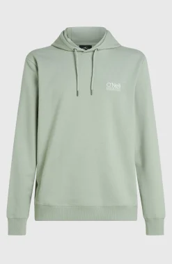 HommesSweat à capuche Original Cali Logo| Vert