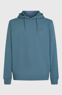 HommesSweat à capuche Small Logo| Bleu
