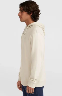 HommesSweat à capuche Small Logo| Beige