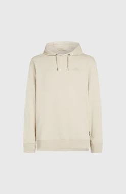 HommesSweat à capuche Small Logo| Beige