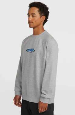 HommesSweatshirt à col rond Essentials 90s Logo| Gris