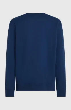 HommesSweatshirt à col rond Original Cali Logo| Bleu