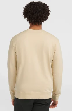 HommesSweatshirt à col rond Original Cali Logo| Beige
